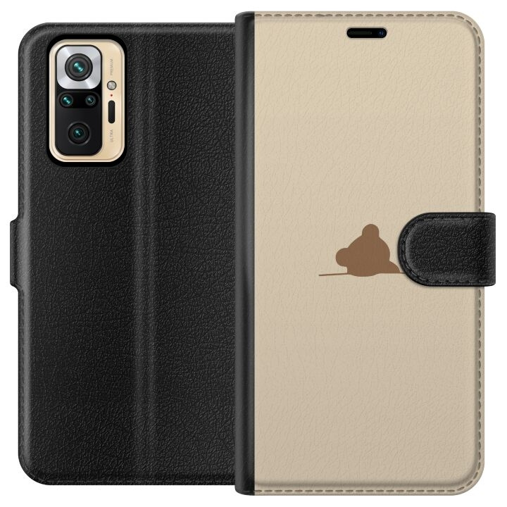 Plånboksfodral till Xiaomi Redmi Note 10 Pro med Nalle motiv i gruppen SMARTPHONE & SURFPLATTOR / Mobilskydd / Xiaomi hos TP E-commerce Nordic AB (A65971)