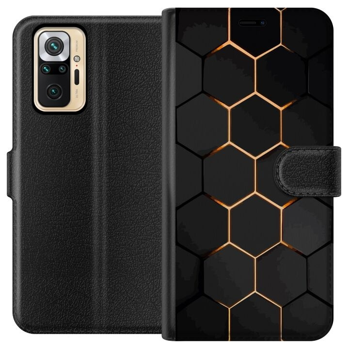 Plånboksfodral till Xiaomi Redmi Note 10 Pro med Lyxigt Mönster motiv i gruppen SMARTPHONE & SURFPLATTOR / Mobilskydd / Xiaomi hos TP E-commerce Nordic AB (A65976)