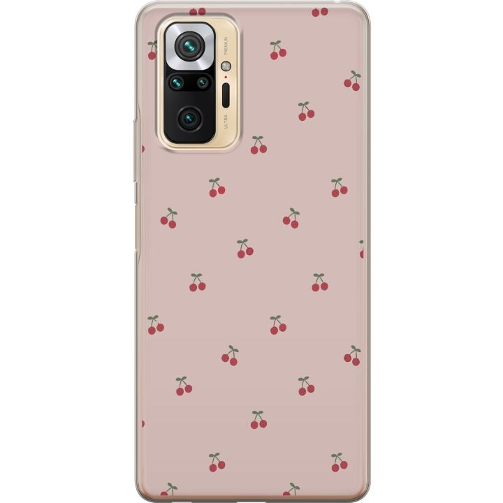 Mobilskal till Xiaomi Redmi Note 10 Pro med Körsbär motiv i gruppen SMARTPHONE & SURFPLATTOR / Mobilskydd / Xiaomi hos TP E-commerce Nordic AB (A65985)