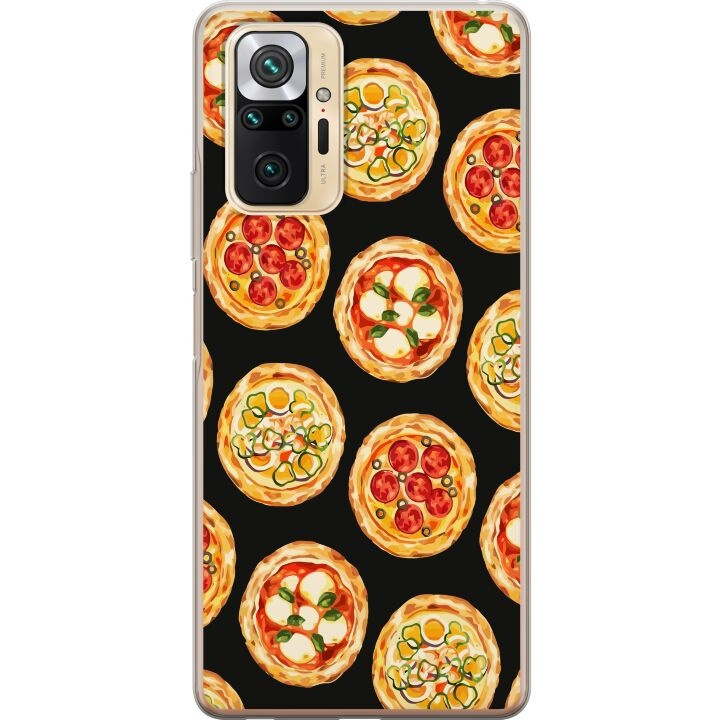 Mobilskal till Xiaomi Redmi Note 10 Pro med Pizza motiv i gruppen SMARTPHONE & SURFPLATTOR / Mobilskydd / Xiaomi hos TP E-commerce Nordic AB (A65991)