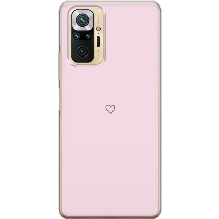 Mobilskal till Xiaomi Redmi Note 10 Pro med Hjärta motiv i gruppen SMARTPHONE & SURFPLATTOR / Mobilskydd / Xiaomi hos TP E-commerce Nordic AB (A65997)