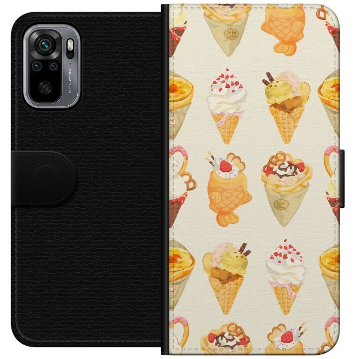 Plånboksfodral till Xiaomi Redmi Note 10S med Glassigt motiv i gruppen SMARTPHONE & SURFPLATTOR / Mobilskydd / Xiaomi hos TP E-commerce Nordic AB (A66016)