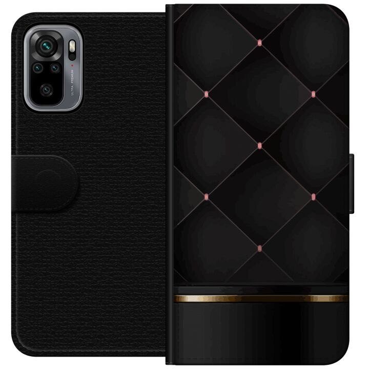 Plånboksfodral till Xiaomi Redmi Note 10S med Lyxig linje motiv i gruppen SMARTPHONE & SURFPLATTOR / Mobilskydd / Xiaomi hos TP E-commerce Nordic AB (A66020)