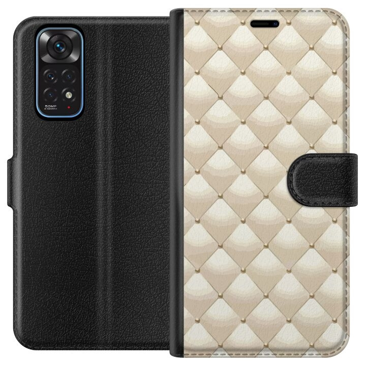 Plånboksfodral till Xiaomi Redmi Note 11 med Guldglans motiv i gruppen SMARTPHONE & SURFPLATTOR / Mobilskydd / Xiaomi hos TP E-commerce Nordic AB (A66085)