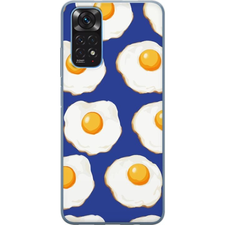 Mobilskal till Xiaomi Redmi Note 11 med Stekta ägg motiv i gruppen SMARTPHONE & SURFPLATTOR / Mobilskydd / Xiaomi hos TP E-commerce Nordic AB (A66092)