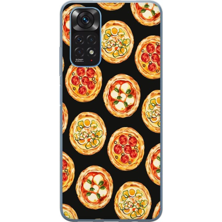 Mobilskal till Xiaomi Redmi Note 11 med Pizza motiv i gruppen SMARTPHONE & SURFPLATTOR / Mobilskydd / Xiaomi hos TP E-commerce Nordic AB (A66099)