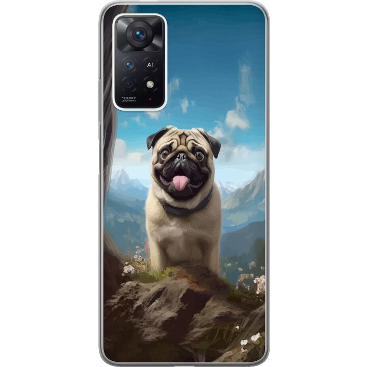 Mobilskal till Xiaomi Redmi Note 11 Pro med Glad Hund motiv i gruppen SMARTPHONE & SURFPLATTOR / Mobilskydd / Xiaomi hos TP E-commerce Nordic AB (A66131)