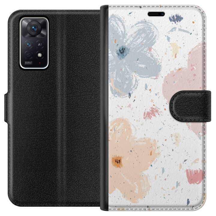 Plånboksfodral till Xiaomi Redmi Note 11 Pro 5G med Blommor motiv i gruppen SMARTPHONE & SURFPLATTOR / Mobilskydd / Xiaomi hos TP E-commerce Nordic AB (A66152)