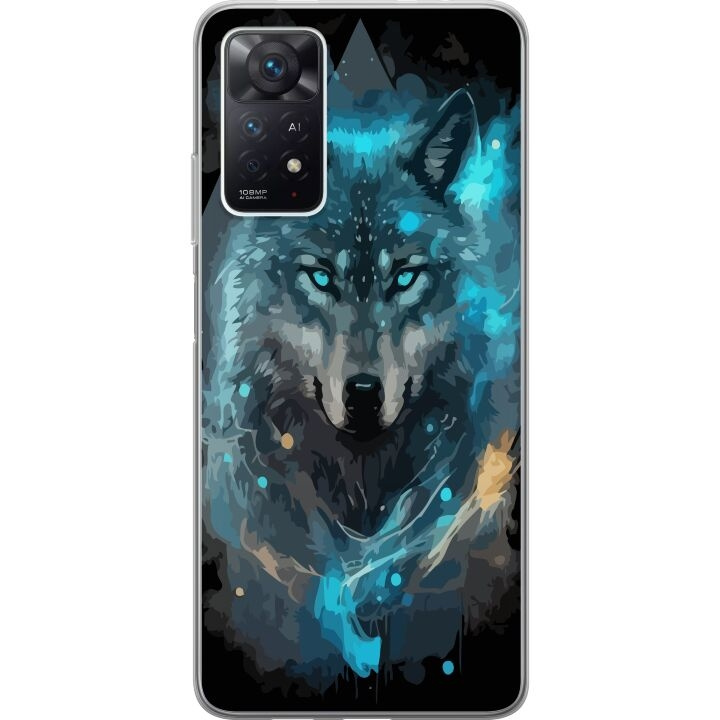 Mobilskal till Xiaomi Redmi Note 11 Pro 5G med Varg motiv i gruppen SMARTPHONE & SURFPLATTOR / Mobilskydd / Xiaomi hos TP E-commerce Nordic AB (A66172)