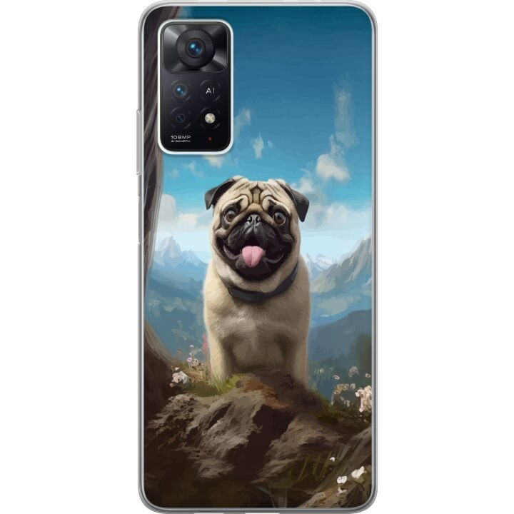 Mobilskal till Xiaomi Redmi Note 11 Pro 5G med Glad Hund motiv i gruppen SMARTPHONE & SURFPLATTOR / Mobilskydd / Xiaomi hos TP E-commerce Nordic AB (A66185)
