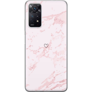Mobilskal till Xiaomi Redmi Note 11 Pro 5G med Rosa Hjärta motiv
