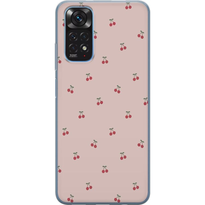 Mobilskal till Xiaomi Redmi Note 11S med Körsbär motiv i gruppen SMARTPHONE & SURFPLATTOR / Mobilskydd / Xiaomi hos TP E-commerce Nordic AB (A66201)