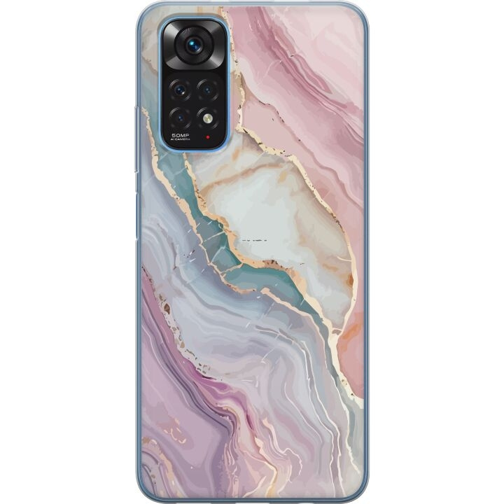 Mobilskal till Xiaomi Redmi Note 11S med Marmor motiv i gruppen SMARTPHONE & SURFPLATTOR / Mobilskydd / Xiaomi hos TP E-commerce Nordic AB (A66216)