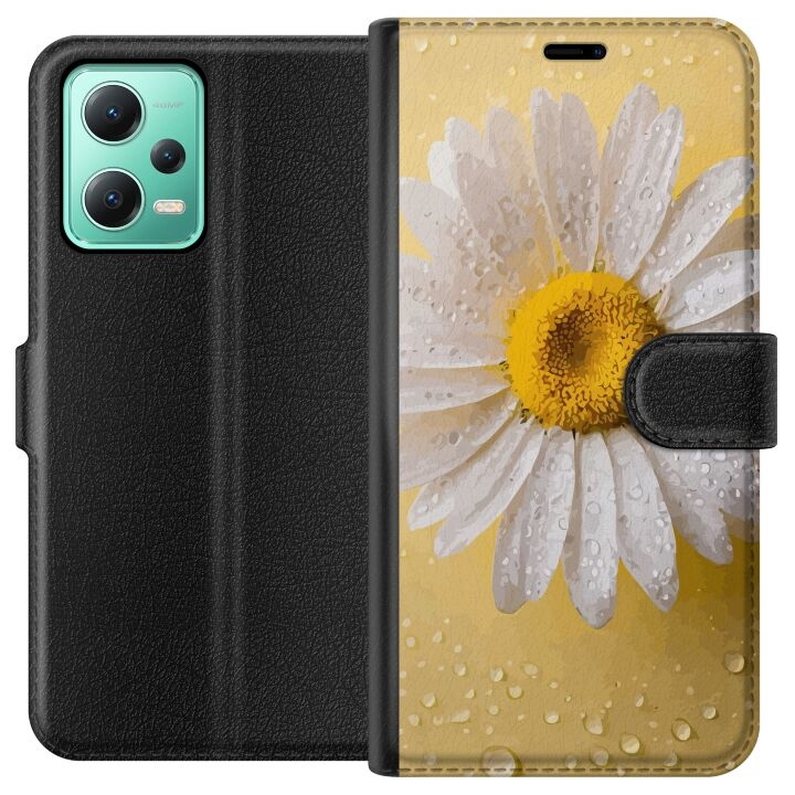 Plånboksfodral till Xiaomi Redmi Note 12 med Porslinsblomma motiv i gruppen SMARTPHONE & SURFPLATTOR / Mobilskydd / Xiaomi hos TP E-commerce Nordic AB (A66221)