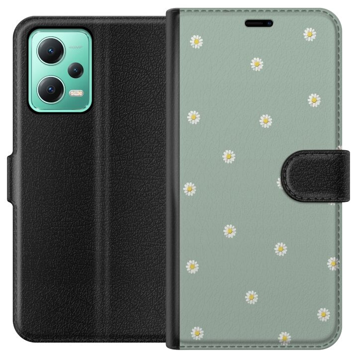 Plånboksfodral till Xiaomi Redmi Note 12 med Prästkragar motiv i gruppen SMARTPHONE & SURFPLATTOR / Mobilskydd / Xiaomi hos TP E-commerce Nordic AB (A66225)
