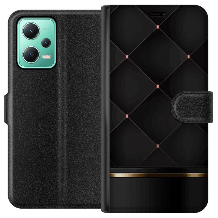 Plånboksfodral till Xiaomi Redmi Note 12 med Lyxig linje motiv i gruppen SMARTPHONE & SURFPLATTOR / Mobilskydd / Xiaomi hos TP E-commerce Nordic AB (A66236)