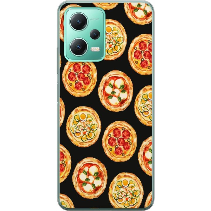 Mobilskal till Xiaomi Redmi Note 12 med Pizza motiv i gruppen SMARTPHONE & SURFPLATTOR / Mobilskydd / Xiaomi hos TP E-commerce Nordic AB (A66261)