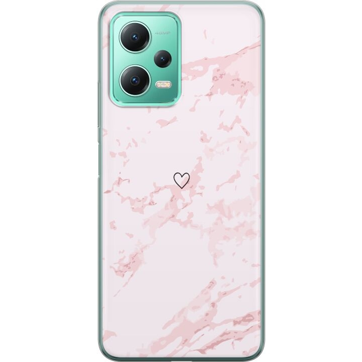Mobilskal till Xiaomi Redmi Note 12 med Rosa Hjärta motiv i gruppen SMARTPHONE & SURFPLATTOR / Mobilskydd / Xiaomi hos TP E-commerce Nordic AB (A66271)