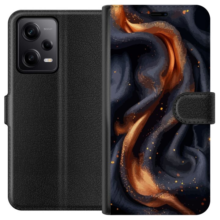 Plånboksfodral till Xiaomi Redmi Note 12 Pro med Eldigt silke motiv i gruppen SMARTPHONE & SURFPLATTOR / Mobilskydd / Xiaomi hos TP E-commerce Nordic AB (A66276)