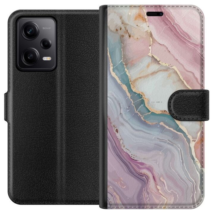 Plånboksfodral till Xiaomi Redmi Note 12 Pro med Marmor motiv i gruppen SMARTPHONE & SURFPLATTOR / Mobilskydd / Xiaomi hos TP E-commerce Nordic AB (A66297)