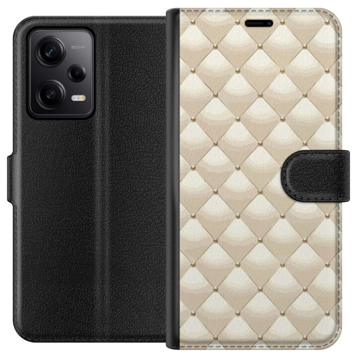 Plånboksfodral till Xiaomi Redmi Note 12 Pro med Guldglans motiv i gruppen SMARTPHONE & SURFPLATTOR / Mobilskydd / Xiaomi hos TP E-commerce Nordic AB (A66301)
