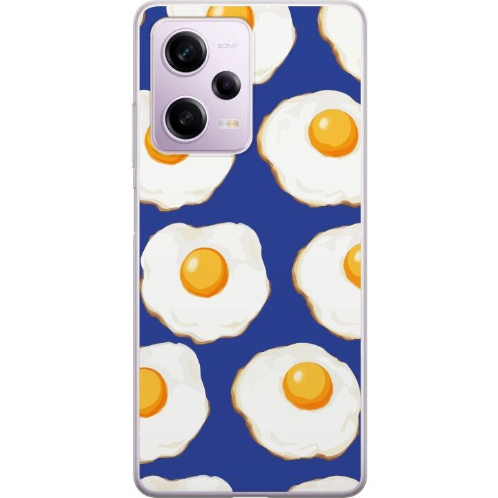 Mobilskal till Xiaomi Redmi Note 12 Pro med Stekta ägg motiv i gruppen SMARTPHONE & SURFPLATTOR / Mobilskydd / Xiaomi hos TP E-commerce Nordic AB (A66308)
