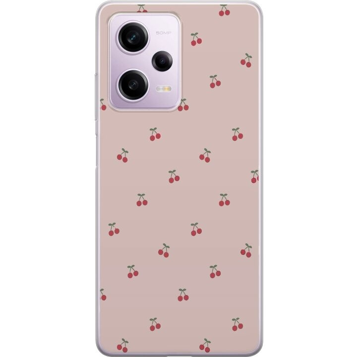Mobilskal till Xiaomi Redmi Note 12 Pro med Körsbär motiv i gruppen SMARTPHONE & SURFPLATTOR / Mobilskydd / Xiaomi hos TP E-commerce Nordic AB (A66309)