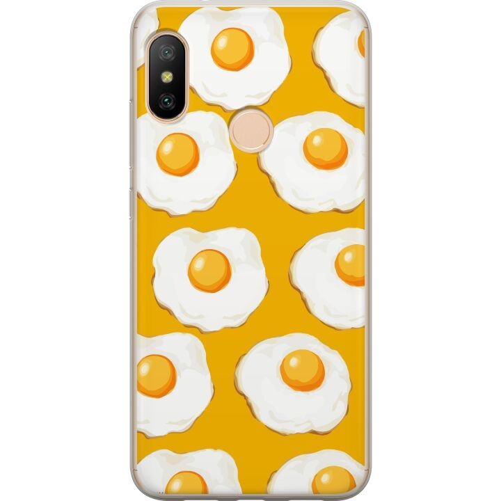 Mobilskal till Xiaomi Redmi 6 Pro med Stekt ägg motiv i gruppen SMARTPHONE & SURFPLATTOR / Mobilskydd / Xiaomi hos TP E-commerce Nordic AB (A66439)