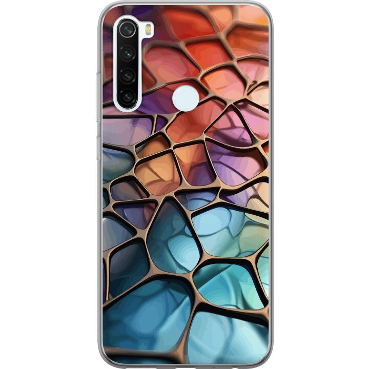Mobilskal till Xiaomi Redmi Note 8 med Metalliskt mönster motiv i gruppen SMARTPHONE & SURFPLATTOR / Mobilskydd / Xiaomi hos TP E-commerce Nordic AB (A66474)
