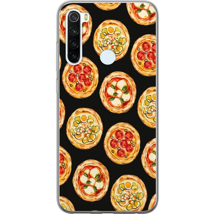 Mobilskal till Xiaomi Redmi Note 8 med Pizza motiv i gruppen SMARTPHONE & SURFPLATTOR / Mobilskydd / Xiaomi hos TP E-commerce Nordic AB (A66477)