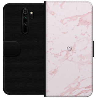 Plånboksfodral till Xiaomi Redmi Note 8 Pro  med Rosa Hjärta motiv