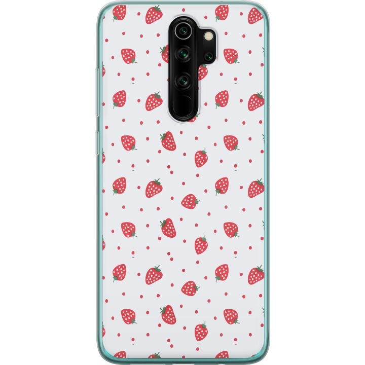 Mobilskal till Xiaomi Redmi Note 8 Pro med Jordgubbar motiv i gruppen SMARTPHONE & SURFPLATTOR / Mobilskydd / Xiaomi hos TP E-commerce Nordic AB (A66535)
