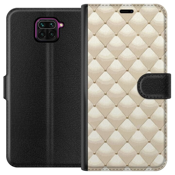 Plånboksfodral till Xiaomi Redmi Note 9 med Guldglans motiv i gruppen SMARTPHONE & SURFPLATTOR / Mobilskydd / Xiaomi hos TP E-commerce Nordic AB (A66571)