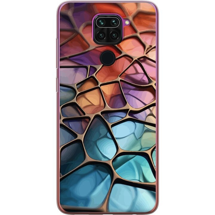 Mobilskal till Xiaomi Redmi Note 9 med Metalliskt mönster motiv i gruppen SMARTPHONE & SURFPLATTOR / Mobilskydd / Xiaomi hos TP E-commerce Nordic AB (A66582)