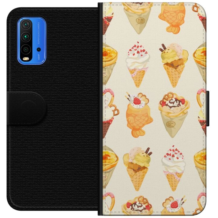 Plånboksfodral till Xiaomi Redmi Note 9 4G med Glassigt motiv i gruppen SMARTPHONE & SURFPLATTOR / Mobilskydd / Xiaomi hos TP E-commerce Nordic AB (A66610)