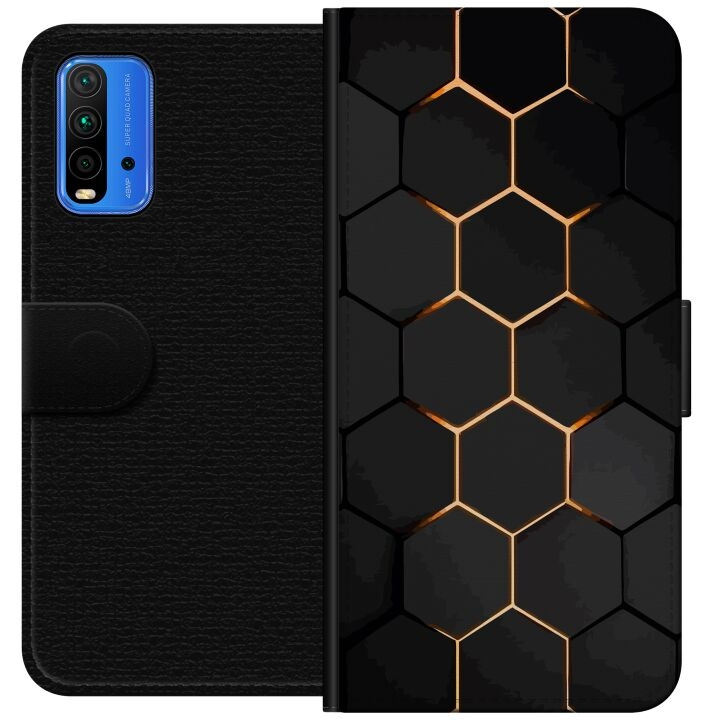 Plånboksfodral till Xiaomi Redmi Note 9 4G med Lyxigt Mönster motiv i gruppen SMARTPHONE & SURFPLATTOR / Mobilskydd / Xiaomi hos TP E-commerce Nordic AB (A66624)