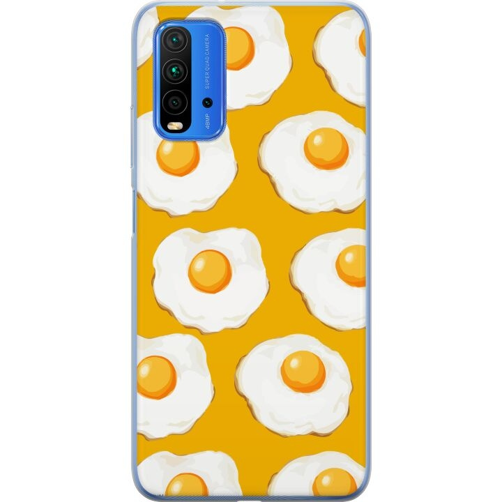 Mobilskal till Xiaomi Redmi Note 9 4G med Stekt ägg motiv i gruppen SMARTPHONE & SURFPLATTOR / Mobilskydd / Xiaomi hos TP E-commerce Nordic AB (A66628)