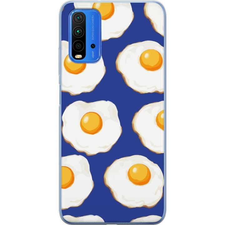 Mobilskal till Xiaomi Redmi Note 9 4G med Stekta ägg motiv i gruppen SMARTPHONE & SURFPLATTOR / Mobilskydd / Xiaomi hos TP E-commerce Nordic AB (A66632)