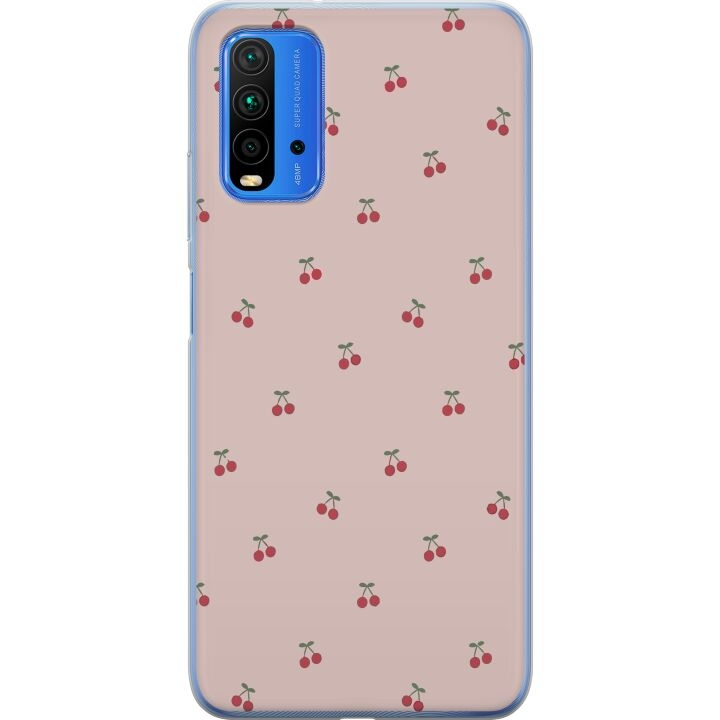 Mobilskal till Xiaomi Redmi Note 9 4G med Körsbär motiv i gruppen SMARTPHONE & SURFPLATTOR / Mobilskydd / Xiaomi hos TP E-commerce Nordic AB (A66633)