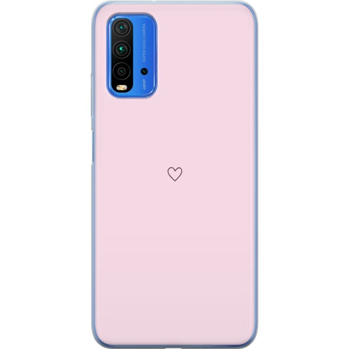 Mobilskal till Xiaomi Redmi Note 9 4G med Hjärta motiv i gruppen SMARTPHONE & SURFPLATTOR / Mobilskydd / Xiaomi hos TP E-commerce Nordic AB (A66645)