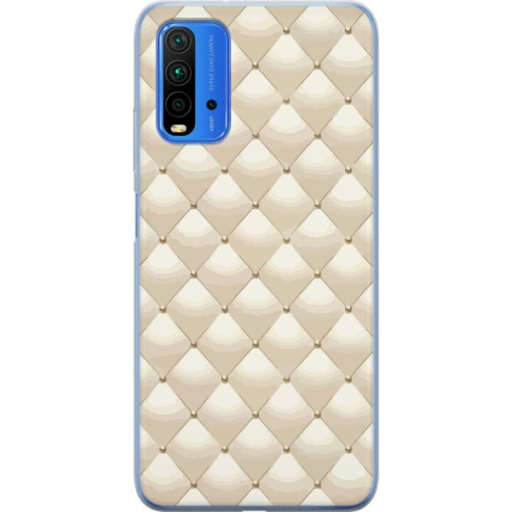 Mobilskal till Xiaomi Redmi Note 9 4G med Guldglans motiv i gruppen SMARTPHONE & SURFPLATTOR / Mobilskydd / Xiaomi hos TP E-commerce Nordic AB (A66652)