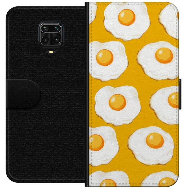 Plånboksfodral till Xiaomi Redmi Note 9S med Stekt ägg motiv i gruppen SMARTPHONE & SURFPLATTOR / Mobilskydd / Xiaomi hos TP E-commerce Nordic AB (A66655)