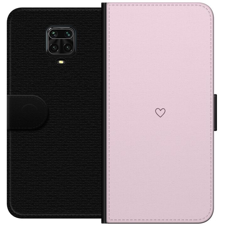 Plånboksfodral till Xiaomi Redmi Note 9S med Hjärta motiv i gruppen SMARTPHONE & SURFPLATTOR / Mobilskydd / Xiaomi hos TP E-commerce Nordic AB (A66672)