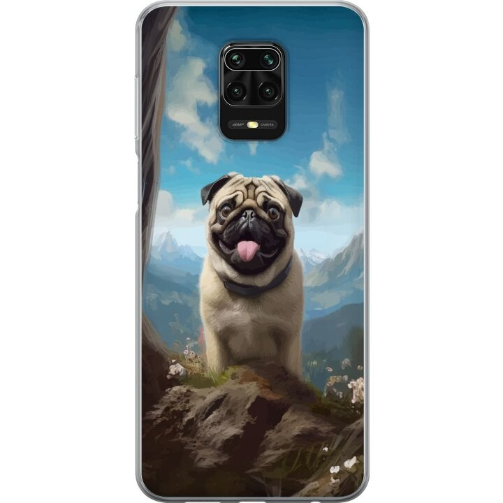 Mobilskal till Xiaomi Redmi Note 9S med Glad Hund motiv i gruppen SMARTPHONE & SURFPLATTOR / Mobilskydd / Xiaomi hos TP E-commerce Nordic AB (A66698)