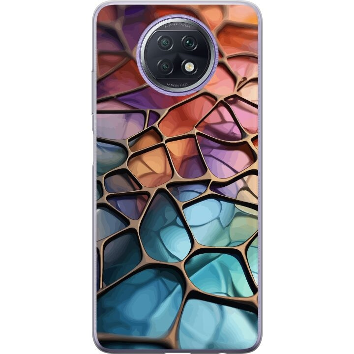 Mobilskal till Xiaomi Redmi Note 9T med Metalliskt mönster motiv i gruppen SMARTPHONE & SURFPLATTOR / Mobilskydd / Xiaomi hos TP E-commerce Nordic AB (A66717)
