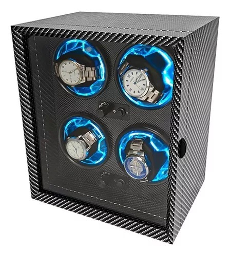 Watch winder med LED-belysning och USB-strömförsörjning i gruppen HEM, HUSHÅLL & TRÄDGÅRD / Väggklockor & Räkneverk / Tillbehör hos TP E-commerce Nordic AB (A70010)