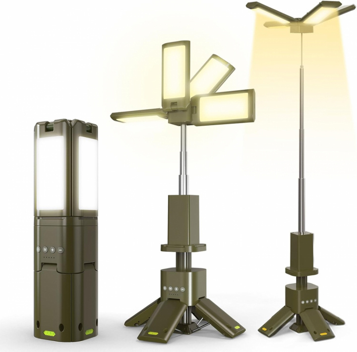 Multifunktionell hopfällbar LED-lampa 14000mAh i gruppen SPORT, FRITID & HOBBY / Friluftsliv / Campinglampor hos TP E-commerce Nordic AB (A70044)