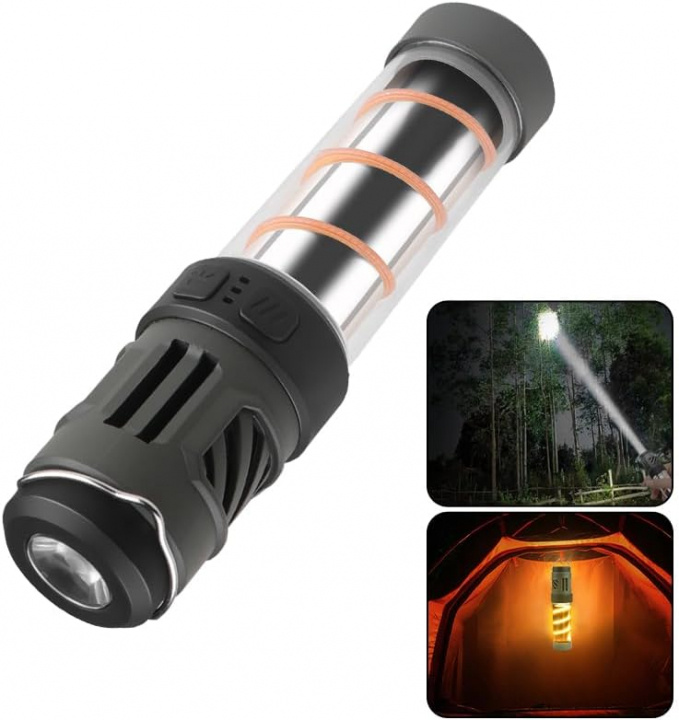 2-i-1 LED Campinglampa med myggavvisare i gruppen SPORT, FRITID & HOBBY / Friluftsliv / Campinglampor hos TP E-commerce Nordic AB (A70045)