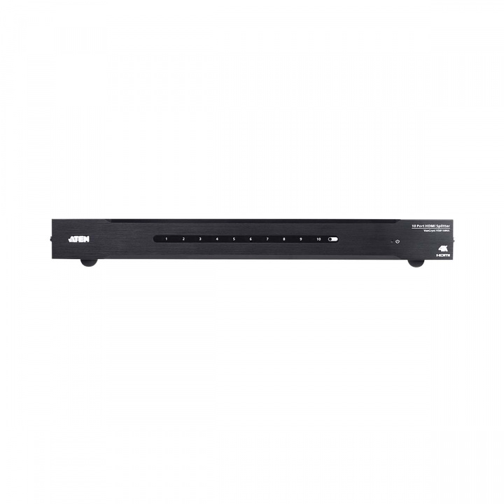 ATEN 10-Port 4K HDMI Splitter Svart i gruppen DATORER & KRINGUTRUSTNING / Datorkablar / Switchar & Splittrar hos TP E-commerce Nordic AB (C00005)