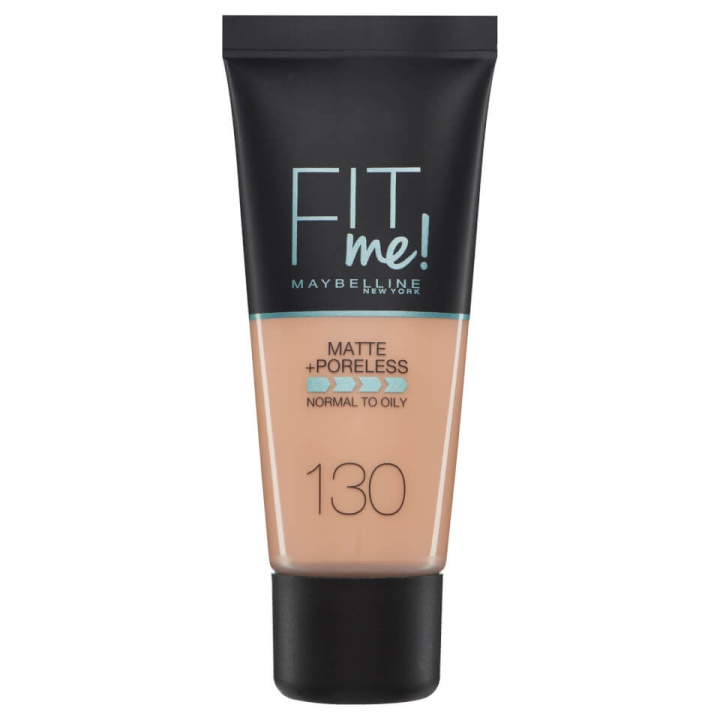 Maybelline Fit Me Matte + Poreless Foundation - 130 Buff Beige i gruppen SKÖNHET & HÄLSA / Makeup / Basmakeup / Foundation hos TP E-commerce Nordic AB (C00074)